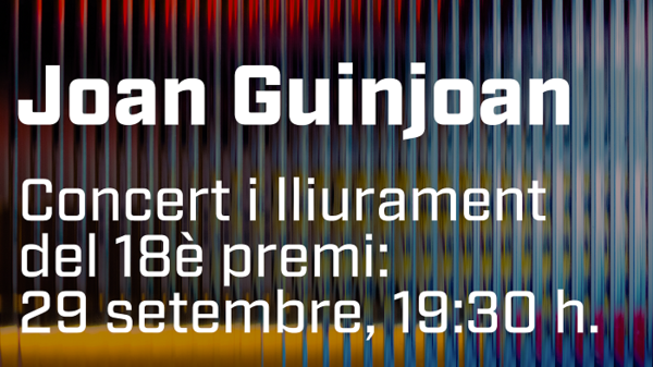 Concierto final de Composicin y entrega del Premio Internacional Joan Guinjoan