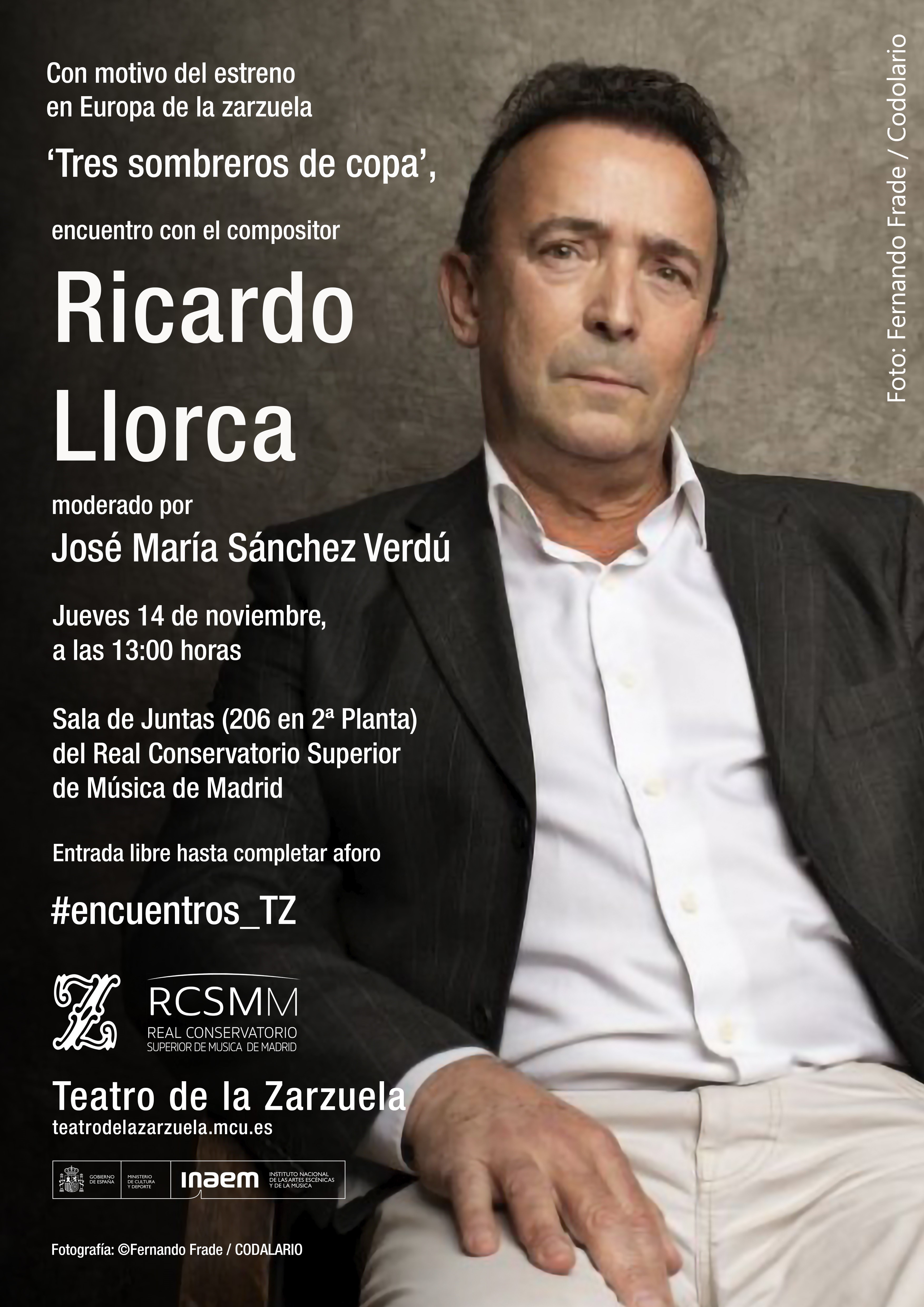 Encuentro con Ricardo Llorca en el Real Conservatorio Superior de Msica de Madrid