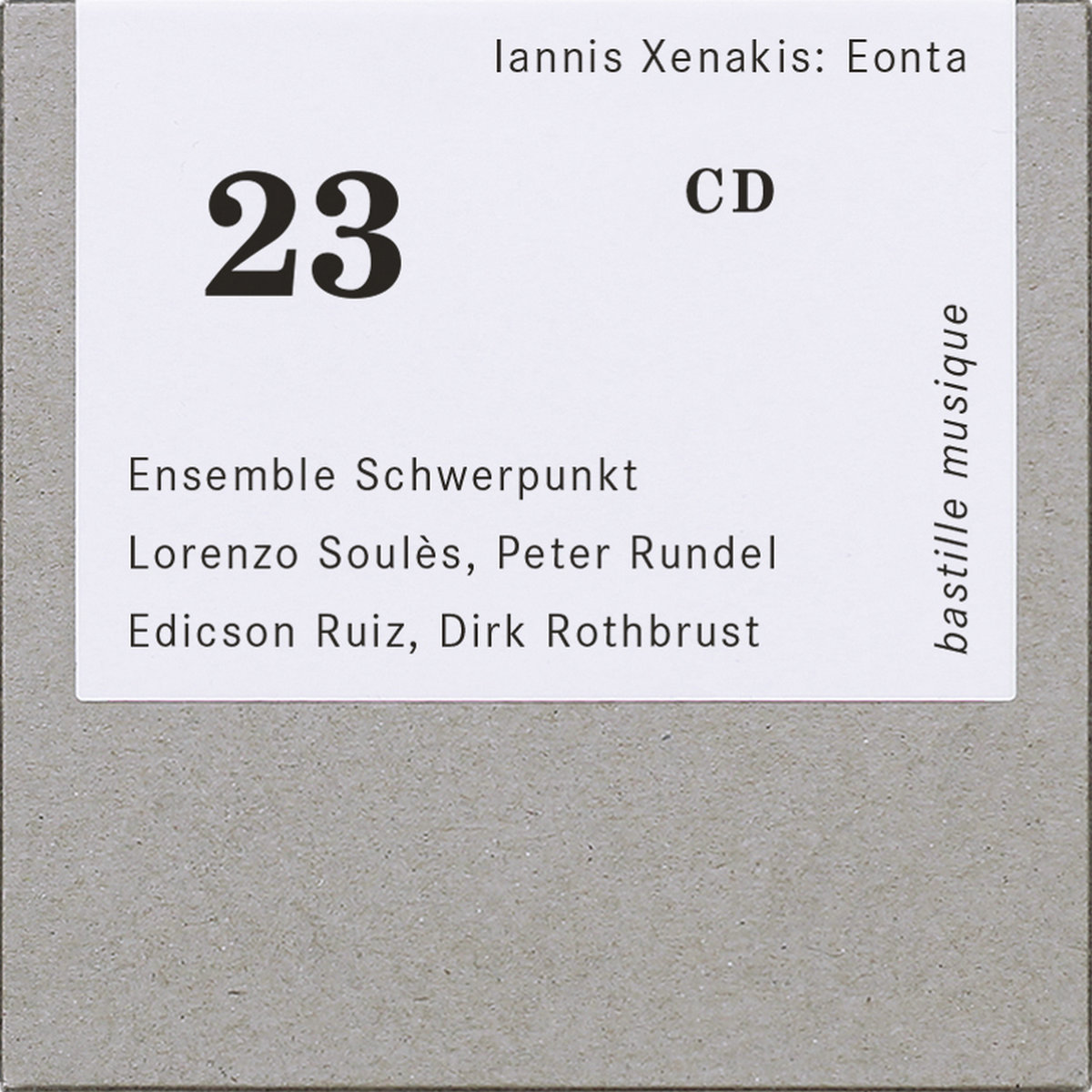 �Xenakis, violencia y ascetismo desde el metal�