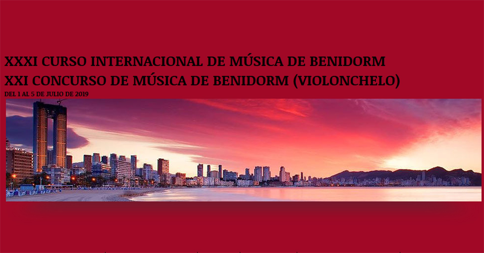 XXXI CURSO INTERNACIONAL DE MUSICA DE BENIDORM