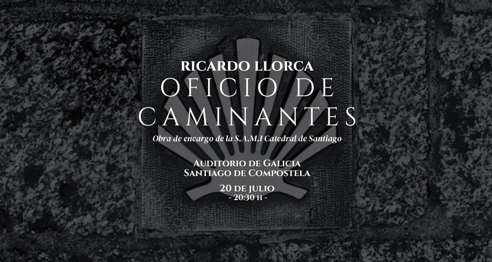 Estreno absoluto de «Oficio de Caminantes» de Ricardo LLorca