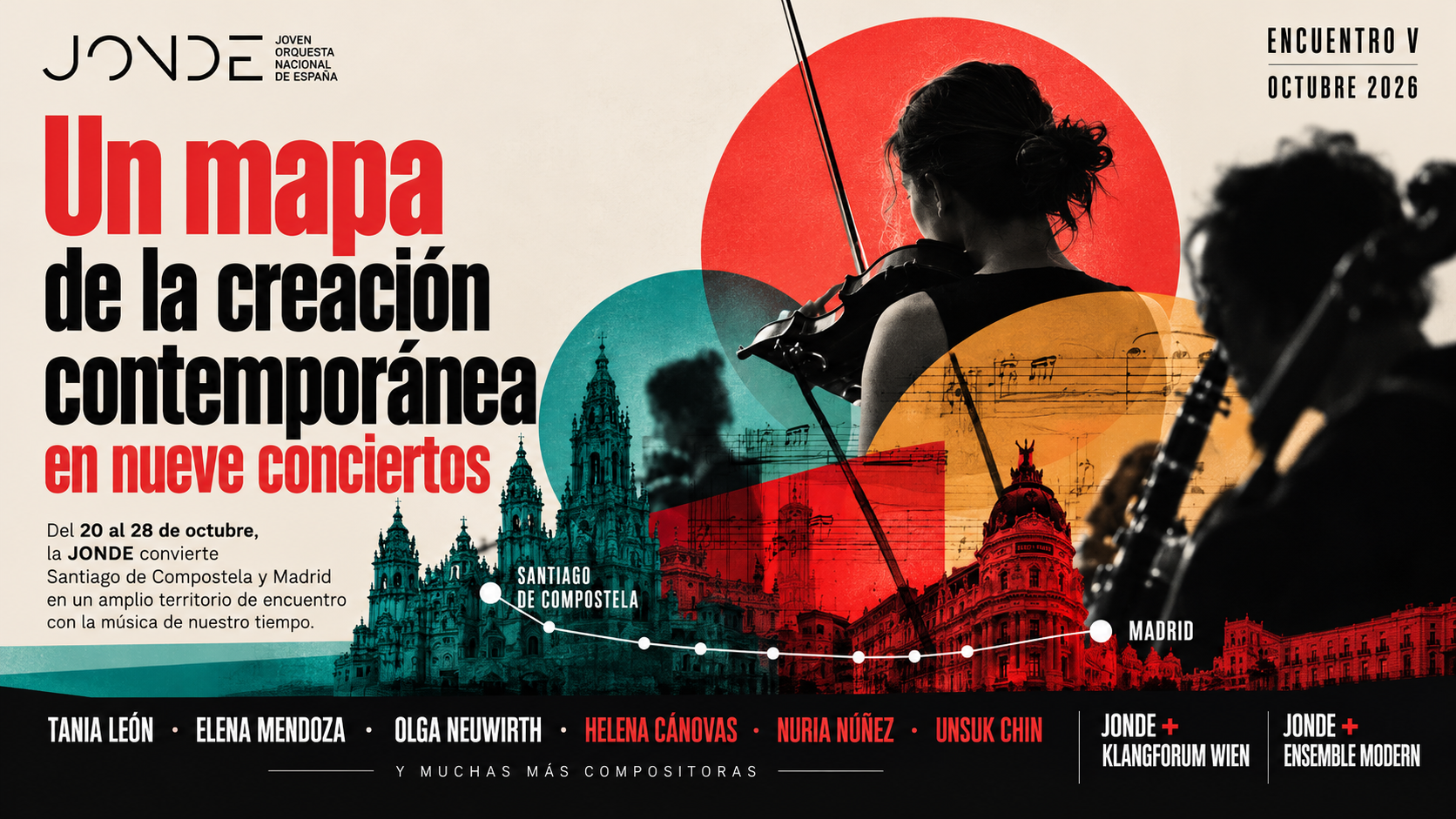 La JONDE dedica nueve conciertos a la creaci�n musical de compositoras