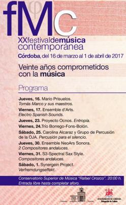 Festival de Música Contemporánea de Córdoba 2017